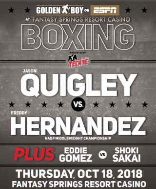 Jason Quigley vs Freddy Hernandez