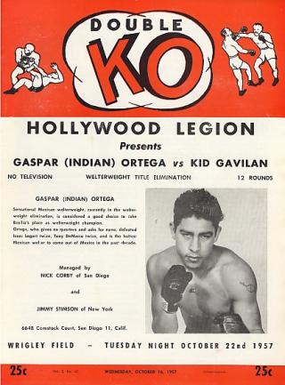 Kid Gavilan vs Gaspar Ortega II